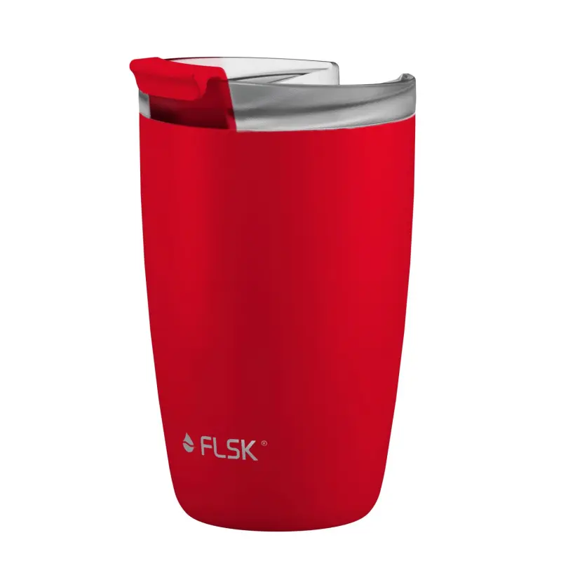 FLSK Kaffeebecher 350ml Rot
