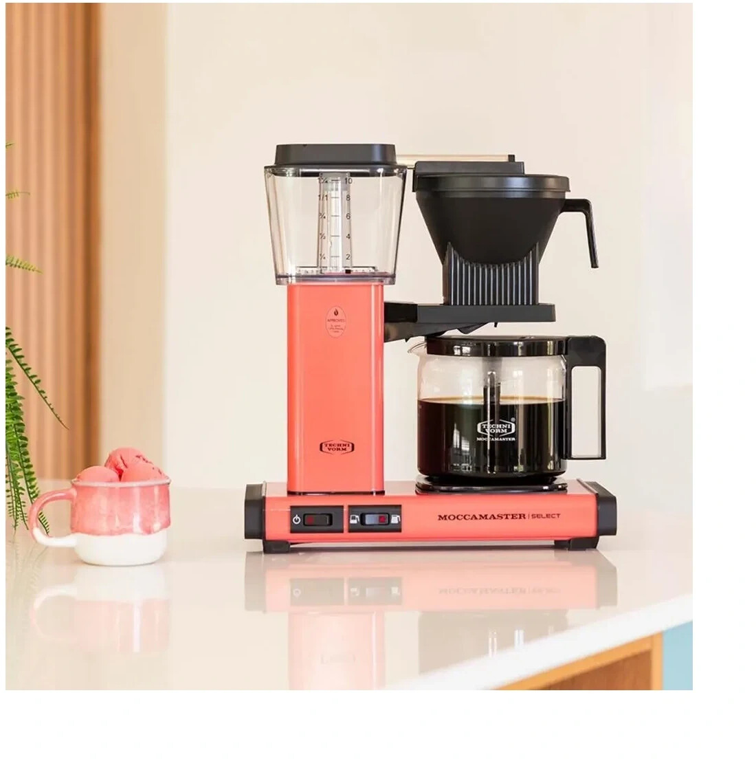 Moccamaster KBG Select Sorbet Limited Edition Colour of the Year 2026 mit 1,25 Liter Glaskanne
