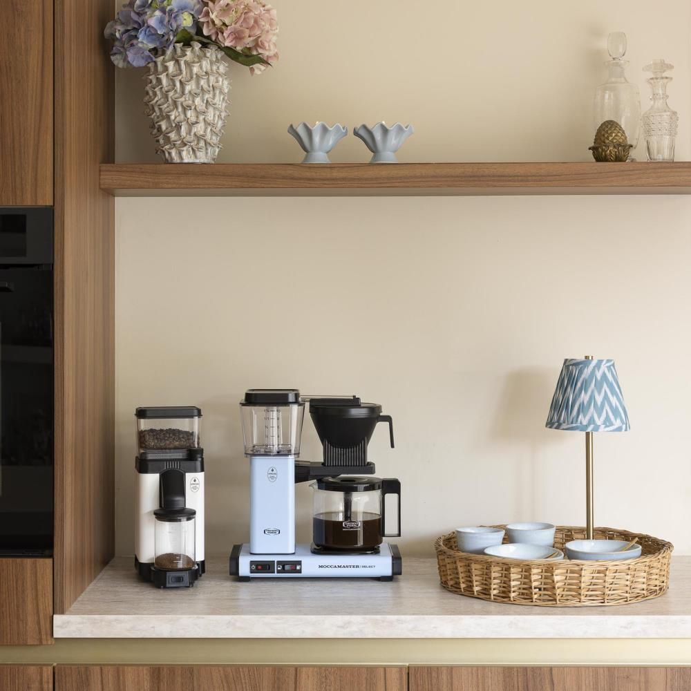 Moccamaster KBG Select Baby Blue mit 1,25 Liter Glaskanne