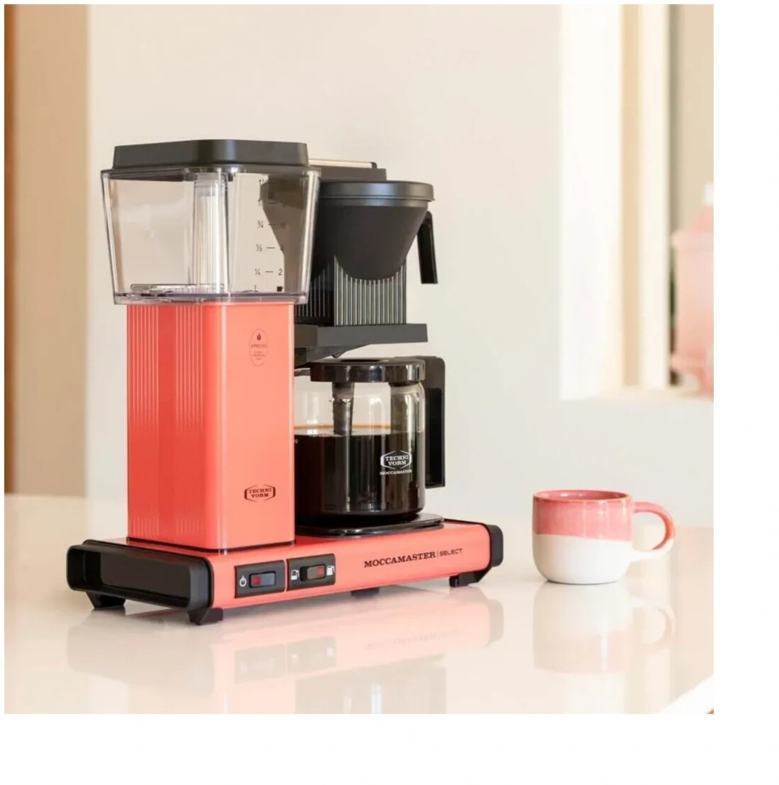 Moccamaster KBG Select Sorbet Limited Edition Colour of the Year 2026 mit 1,25 Liter Glaskanne