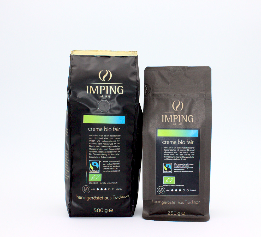 Crema Bio Fair 250g Ganze Bohne