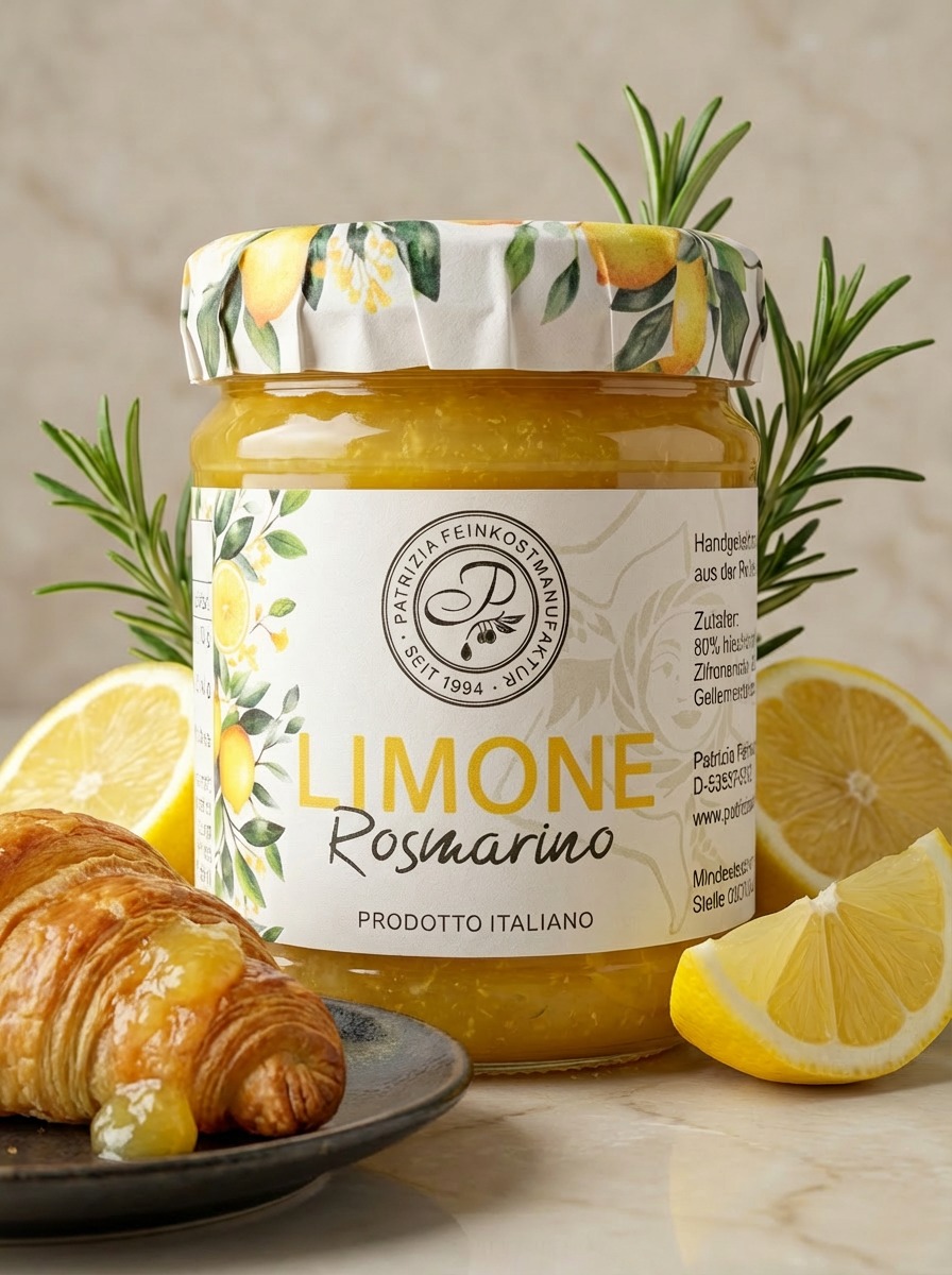 Fruchtaufstrich Zitrone Rosmarin