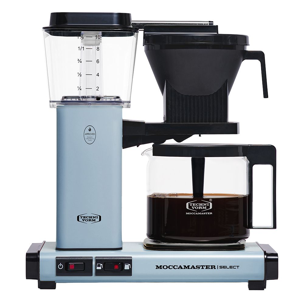 Moccamaster KBG Select Baby Blue mit 1,25 Liter Glaskanne
