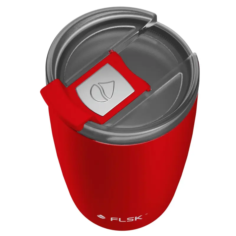 FLSK Kaffeebecher 350ml Rot