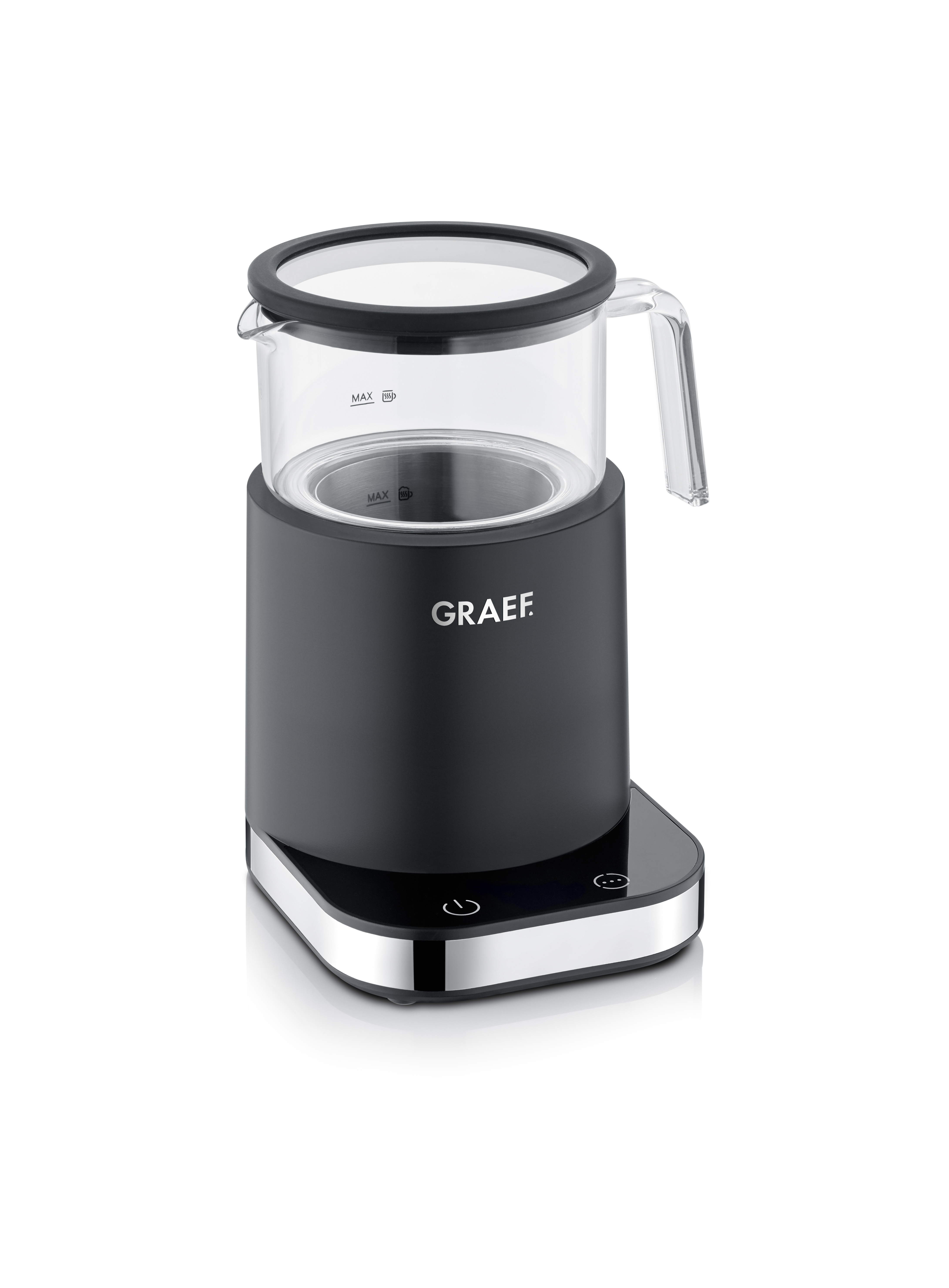 Glas Milchaufschäumer MS902 EU,  Induktion , Farbe schwarz