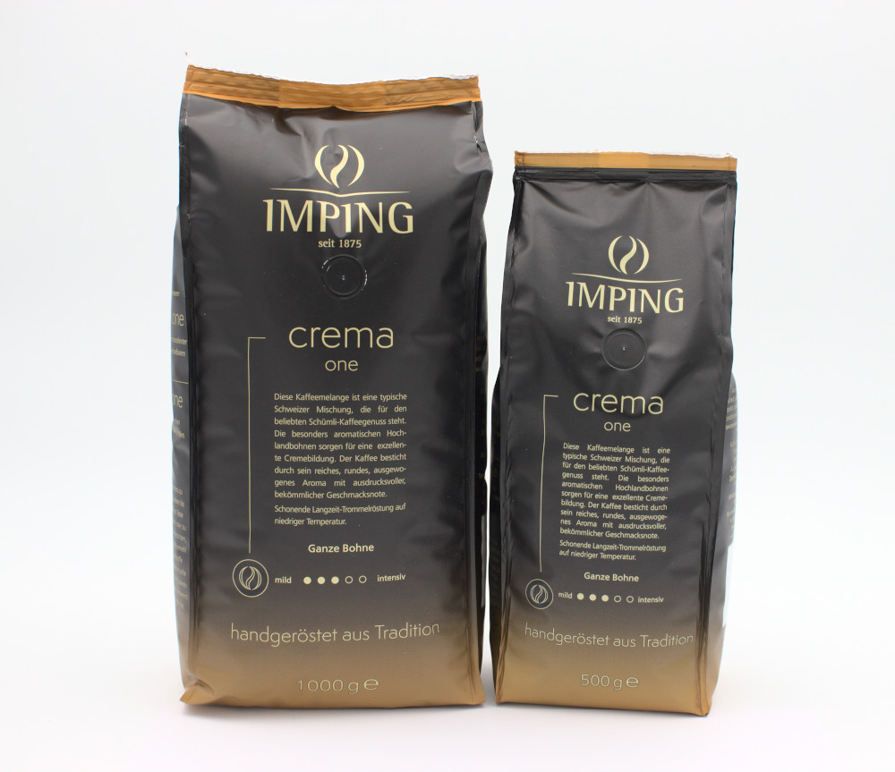 Imping Crema One 500g ganze Bohne