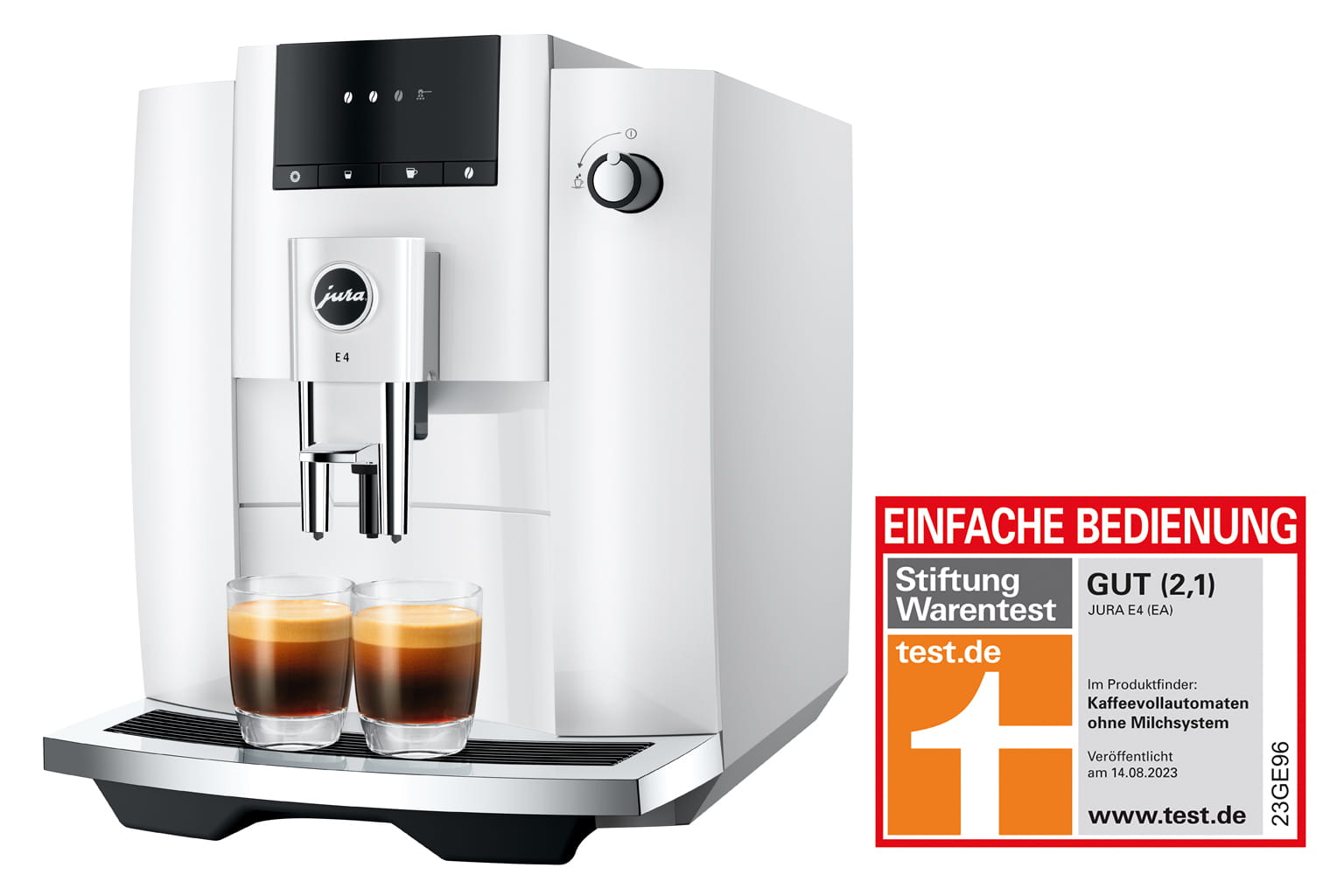 Jura E4 Piano White (EA) 15433