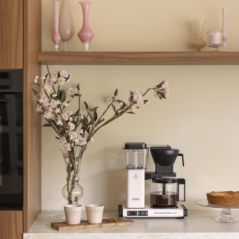 Moccamaster KBG Select Cherry Blossom mit 1,25 Liter Glaskanne