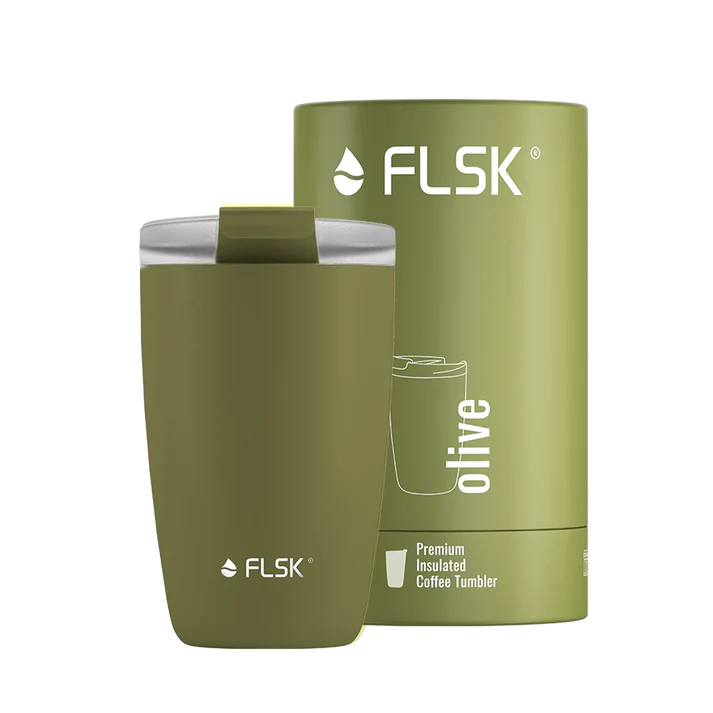 FLSK Kaffeebecher 350ml Olive