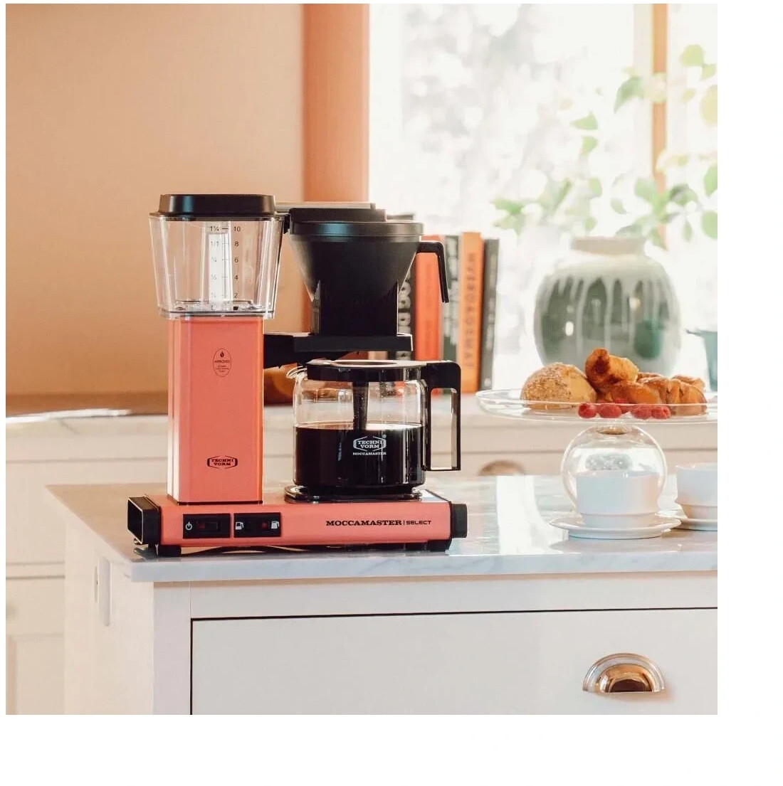 Moccamaster KBG Select Sorbet Limited Edition Colour of the Year 2026 mit 1,25 Liter Glaskanne