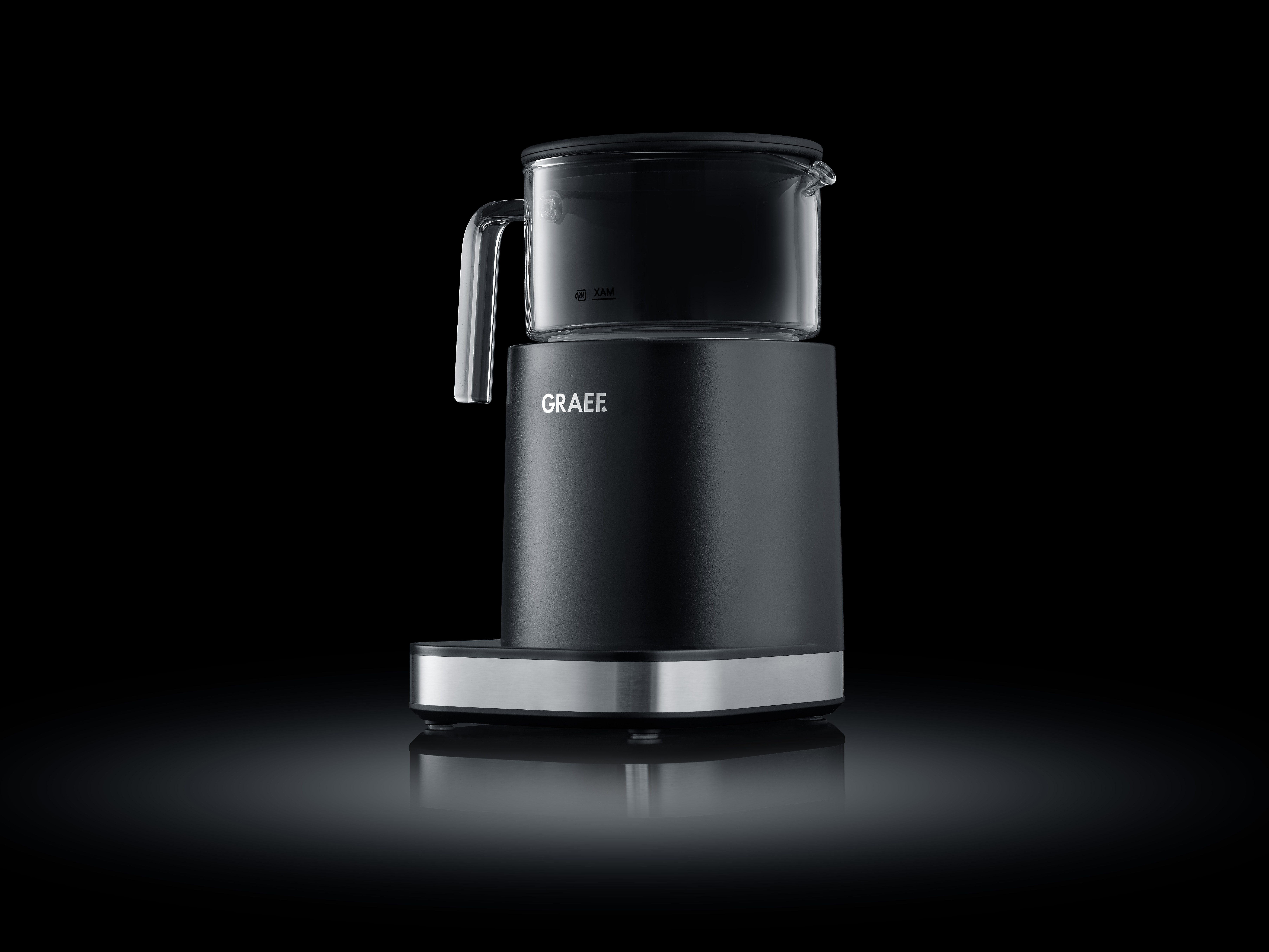 Glas Milchaufschäumer MS902 EU,  Induktion , Farbe schwarz