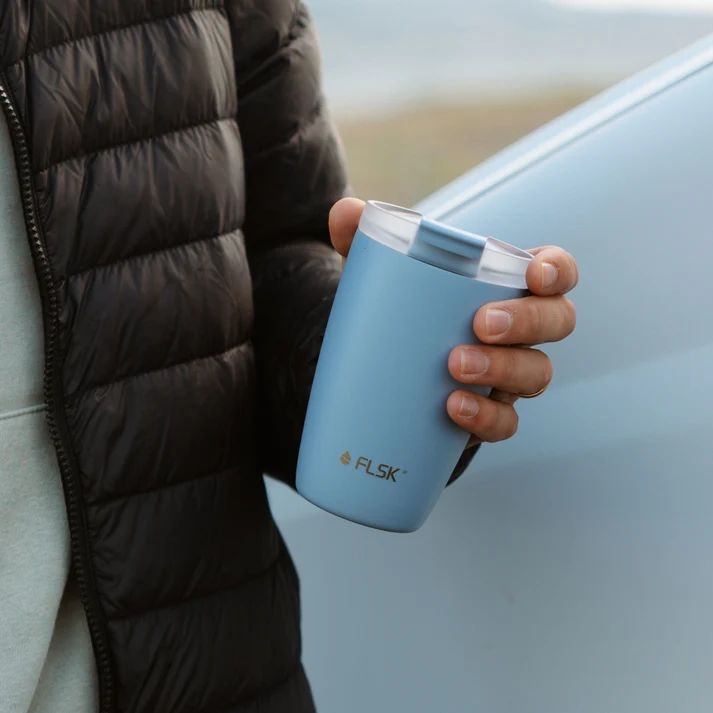 FLSK Kaffeebecher 350 ml Denim